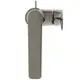 Ideal Standard Wandarm für ein Sanitärsystem, mit einem schwenkbaren Auslass und einem integrierten Ablass, in einem zeitgemäßen Design.